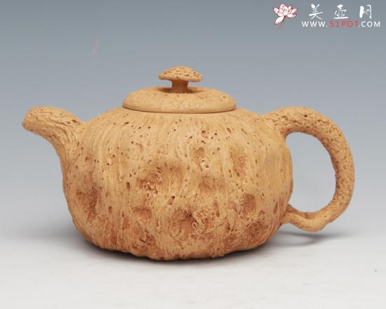 紫砂壶图片:供春(全手工制作)容量:350cc - 美壶网