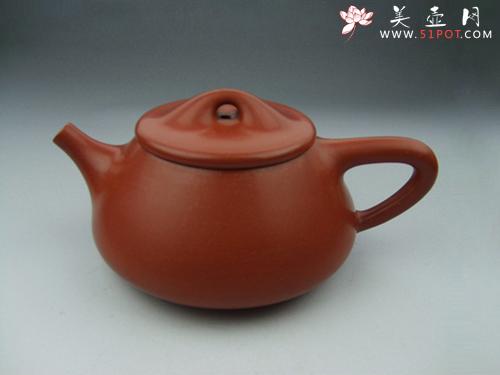 紫砂壶图片:朱泥石瓢 - 美壶网