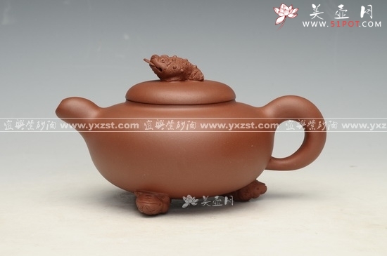 紫砂壶图片：三足金蟾 - 美壶网