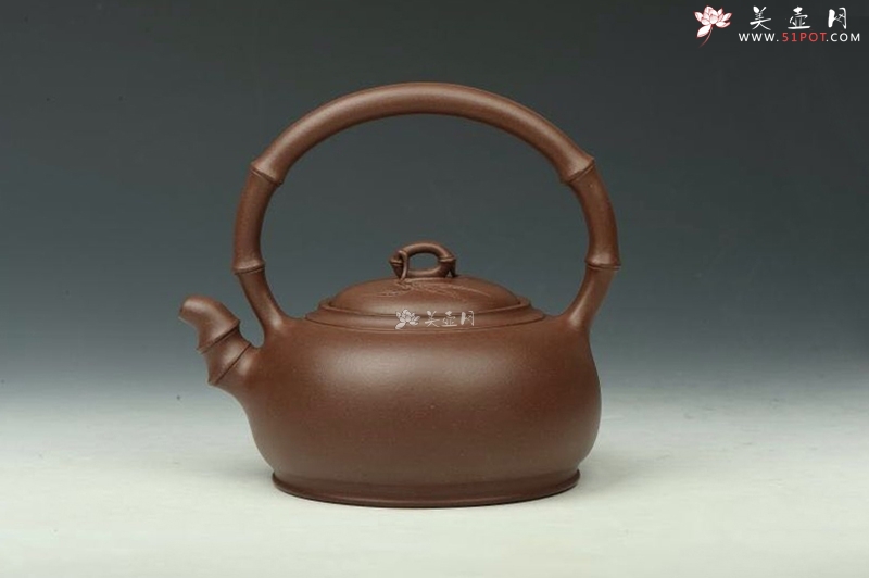 紫砂壶工艺艺术师刘军作品虹途提梁泥料美壶网