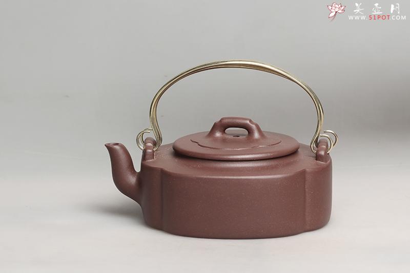 紫砂壶图片:海棠提梁 - 美壶网