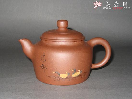 紫砂壶图片:德钟壶:范美勤制 - 美壶网