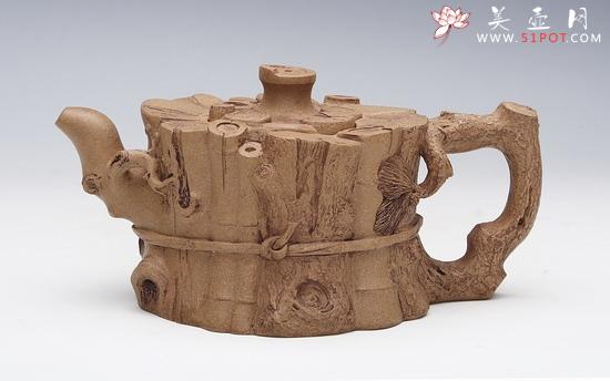 紫砂壶图片:束柴三友 - 美壶网