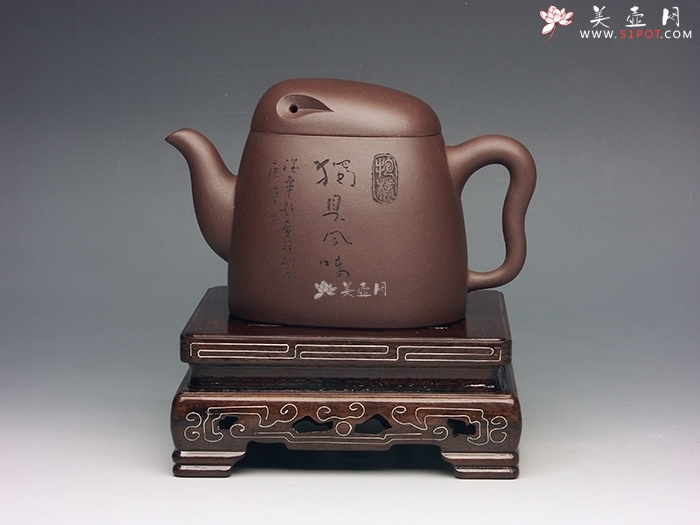 紫砂壶图片：生机勃勃 - 美壶网