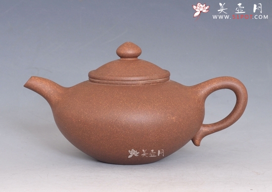 紫砂壶图片：扁灯 - 美壶网