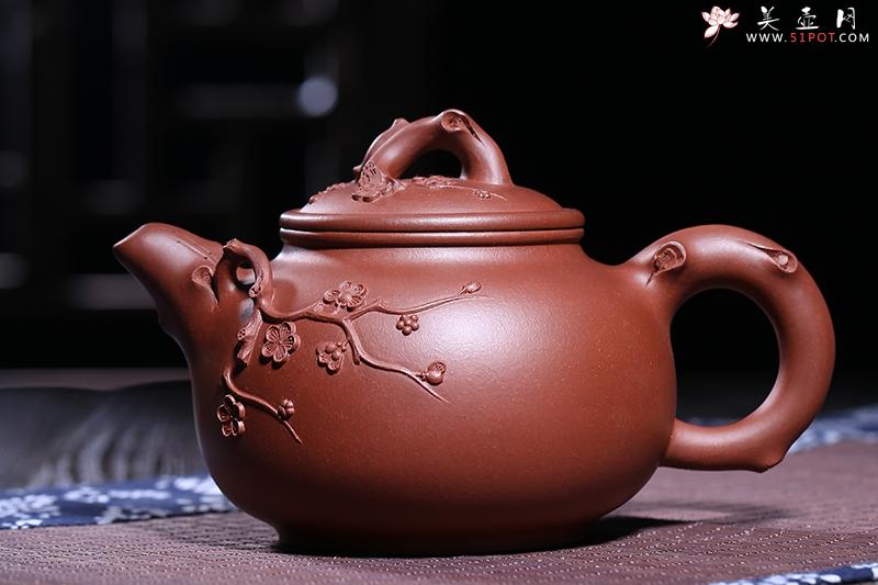 紫砂壶图片:驿路梅花 - 美壶网