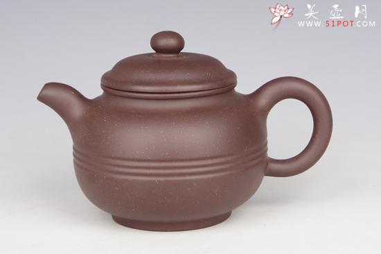 紫砂壶图片:三线掇球壶 - 美壶网