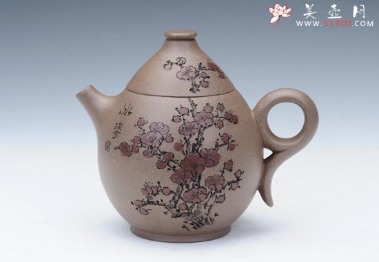 紫砂壶图片：春暖花开 - 美壶网