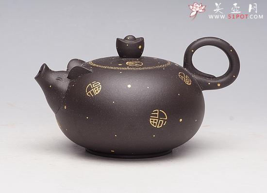 紫砂壶图片:富贵 - 美壶网