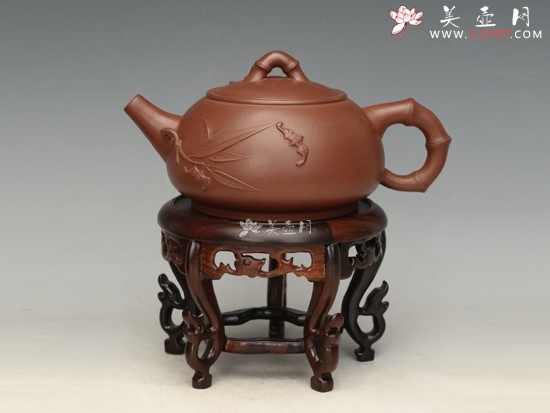 紫砂壶图片：祝福   容量：400cc - 美壶网
