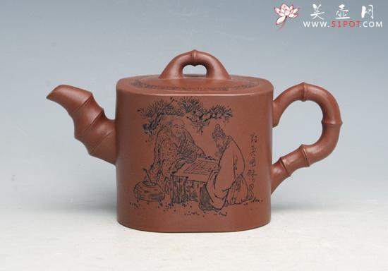 紫砂壶图片:高竹段 - 美壶网