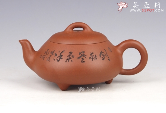 紫砂壶图片：石瓢清水泥 - 美壶网