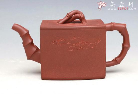 紫砂壶图片:一片竹 - 美壶网