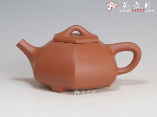 紫砂壶图片：六方石瓢 - 美壶网