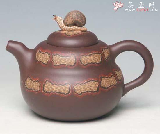 紫砂壶图片:延年益寿壶 - 美壶网
