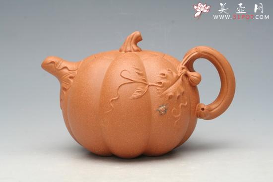 紫砂壶图片：南瓜壶 - 美壶网
