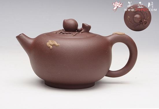 紫砂壶图片:福寿 - 美壶网