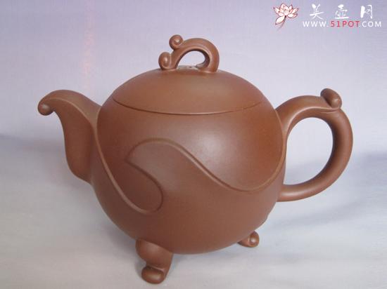 紫砂壶图片:浪接 550CC - 美壶网