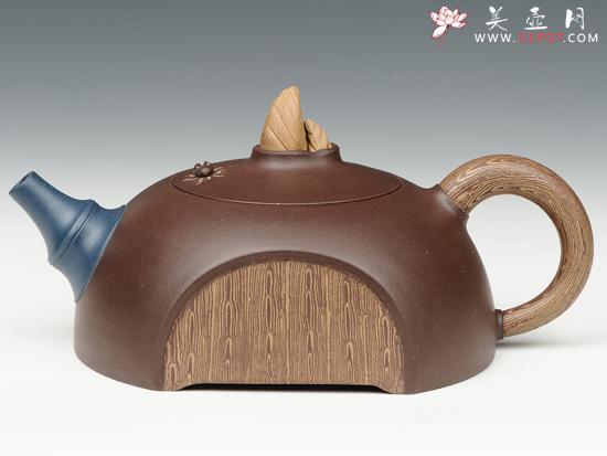 紫砂壶图片:绞泥竹笋 - 美壶网