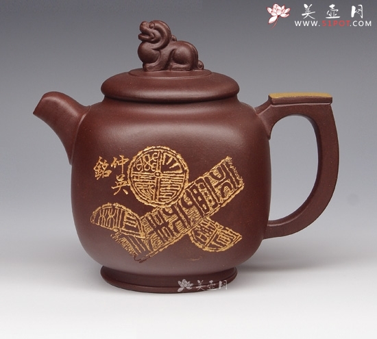 紫砂壶图片：祥狮 - 美壶网