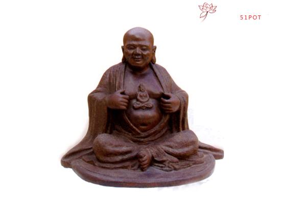 紫砂壶图片：开心罗汉  作者：高工艺师吴克强 - 美壶网