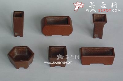 紫砂壶图片：微型小花盆 - 美壶网