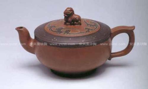 紫砂壶工艺艺术师杨勤芳作品汉风壶泥料美壶网
