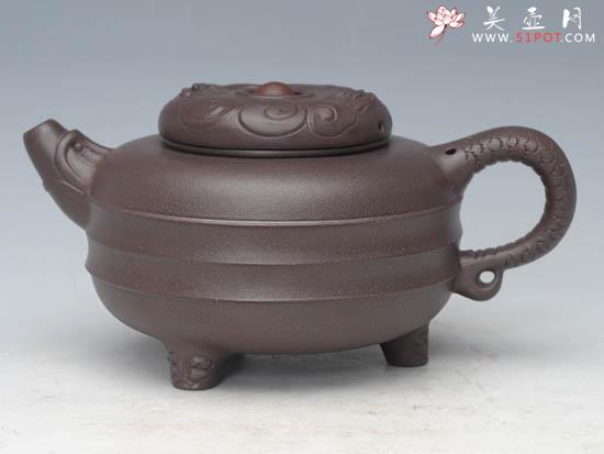 紫砂壶图片:双龙戏珠 - 美壶网