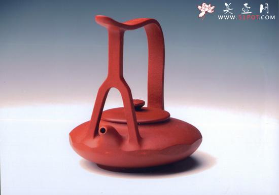 紫砂壶图片:天宇提梁 - 美壶网