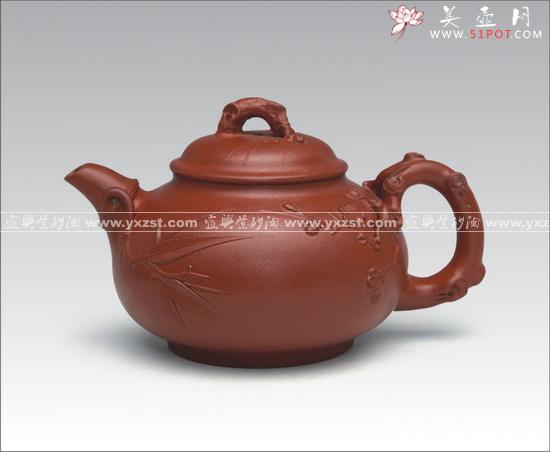 紫砂壶图片：松竹梅2 - 美壶网