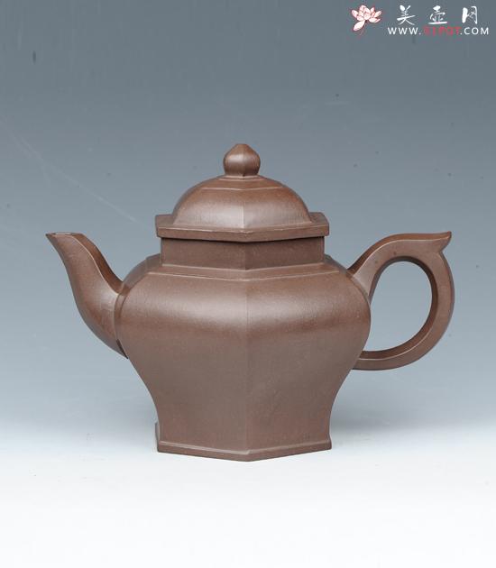 紫砂壶图片：六方宫灯 - 美壶网