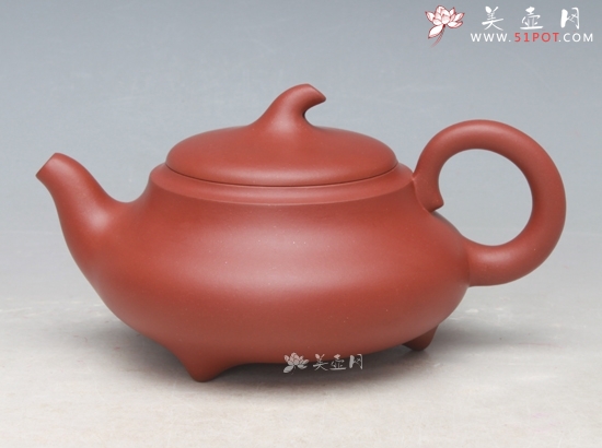 紫砂壶图片：北瓜  红清水 - 美壶网