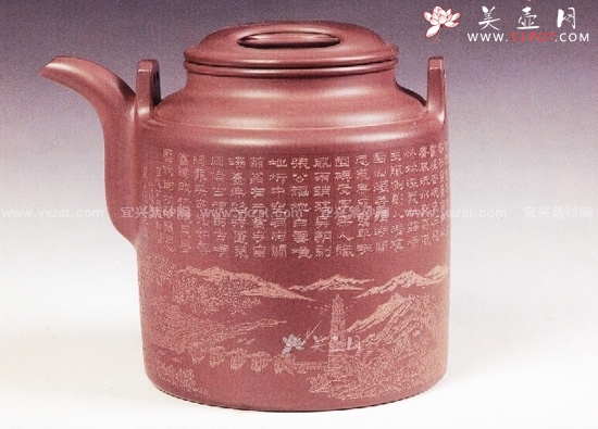 紫砂壶图片：洋桶壶 - 美壶网
