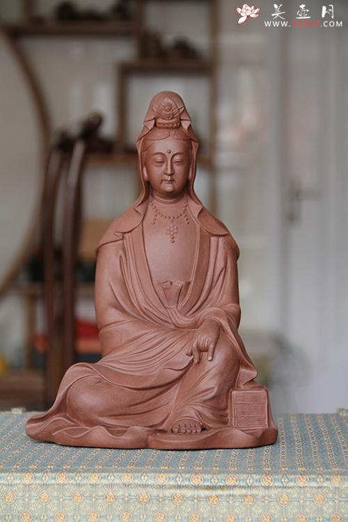 紫砂壶图片:持经观音 - 美壶网