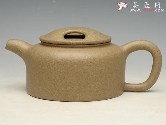 紫砂壶图片：牛盖莲子 泥料：段泥 350cc - 美壶网