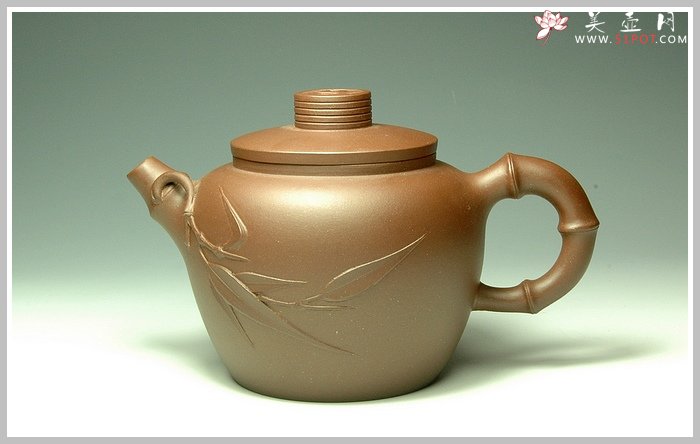 紫砂壶图片：金钱竹 - 美壶网