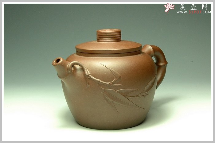 紫砂壶图片：金钱竹 - 美壶网