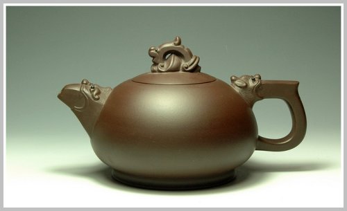 蔡一强紫砂壶 龙韵1 原矿紫泥