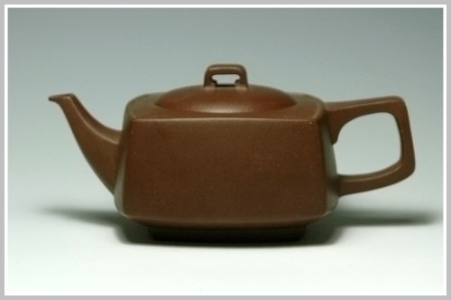 魏国军紫砂壶 天圆地方 原矿紫泥
