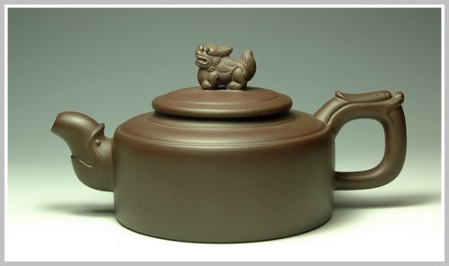 蔡一强紫砂壶 龙韵3 原矿紫泥