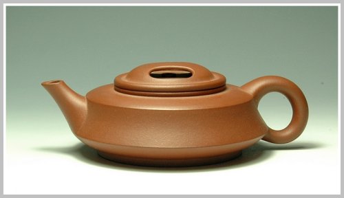 蔡一强紫砂壶 牛盖 原矿清水泥