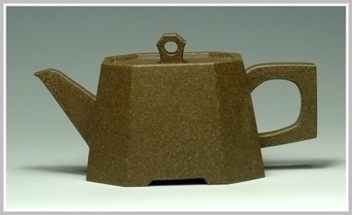 魏国军紫砂壶 小八方 原矿段泥