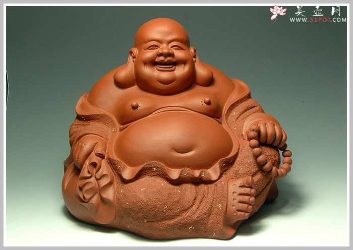 紫砂壶图片：布袋和尚 - 美壶网