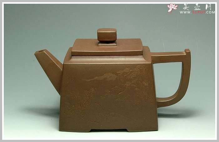 紫砂壶图片：低四方 - 美壶网