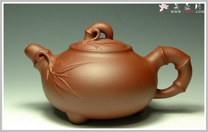 紫砂壶图片：竹韵 - 美壶网