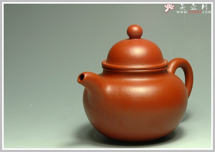 紫砂壶图片：朱泥小掇球 - 美壶网