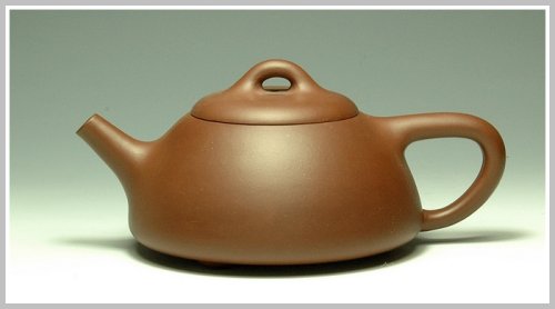 蔡一强紫砂壶 瓢韵 原矿紫泥