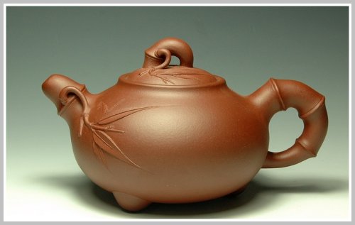 范国名紫砂壶 竹韵 原矿清水泥