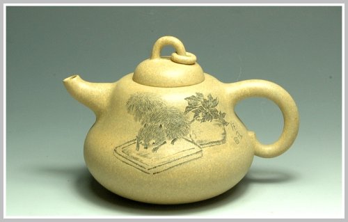 徐雄紫砂壶 葫芦 原矿段泥