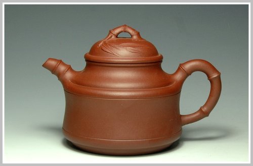 范国名紫砂壶 竹鼎 原矿清水泥